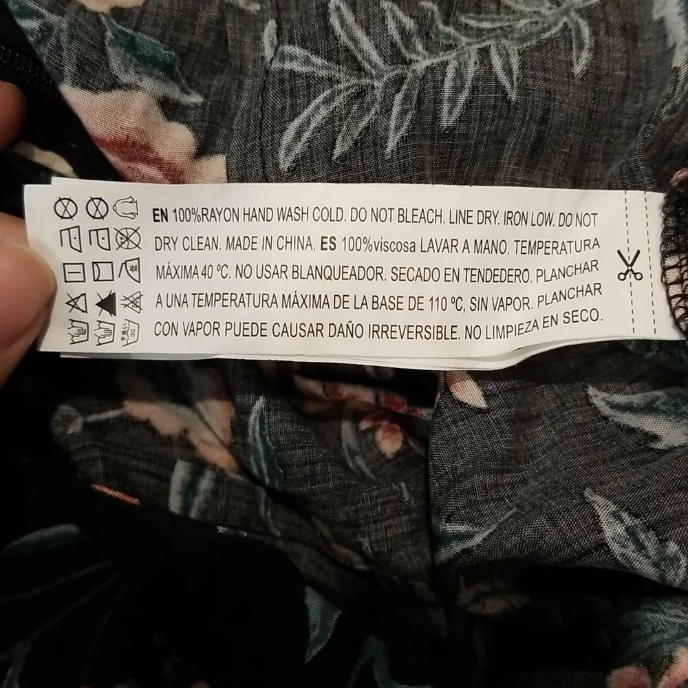 Faux Wrap Rose Maxi Skirt - Picture 7 of 7